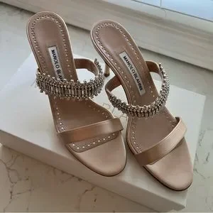Manolo Blahnik | Shoes | Manolo Blahnik Sako Heels Size 38 7